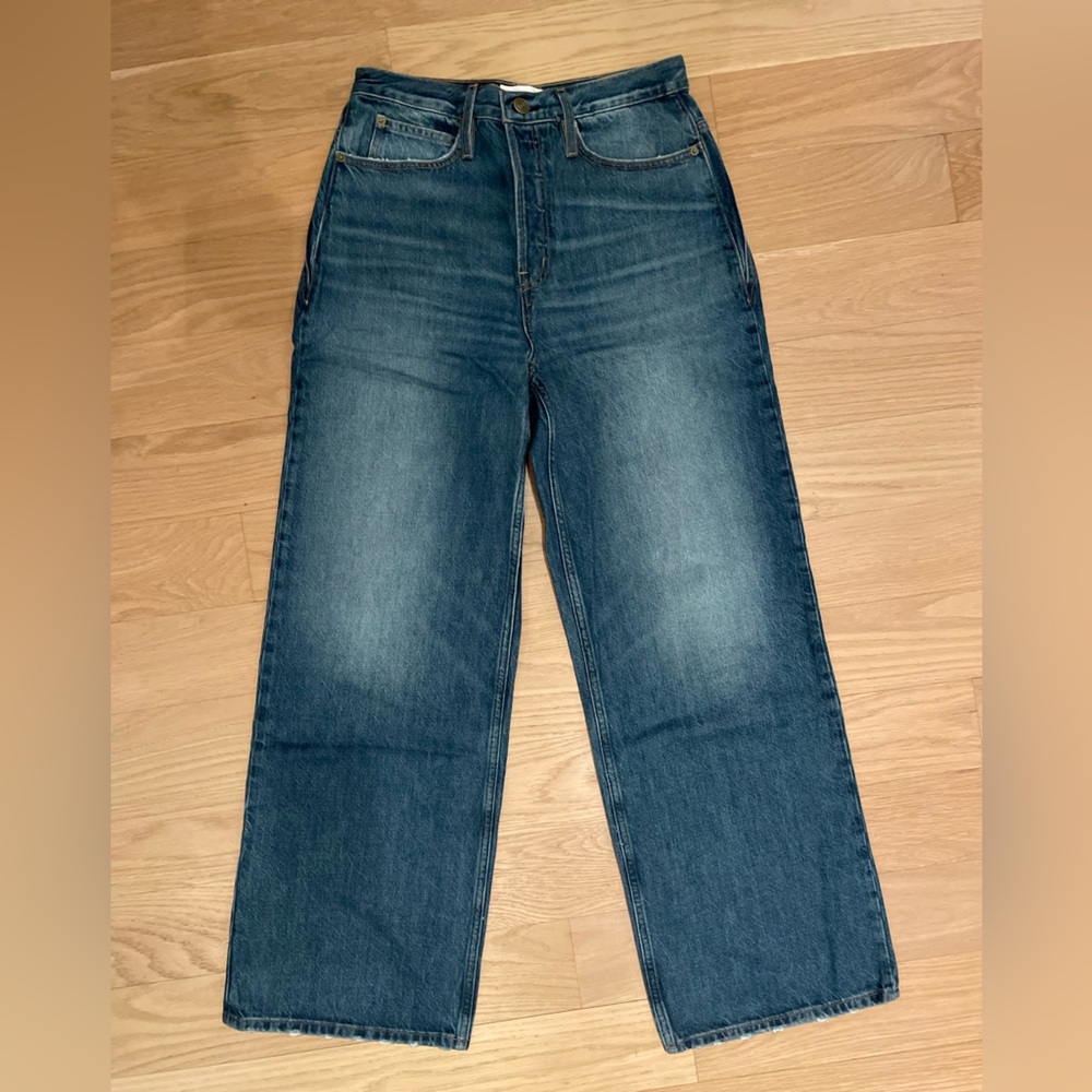 Frame Denim Women’s Dark Blue Wide Leg